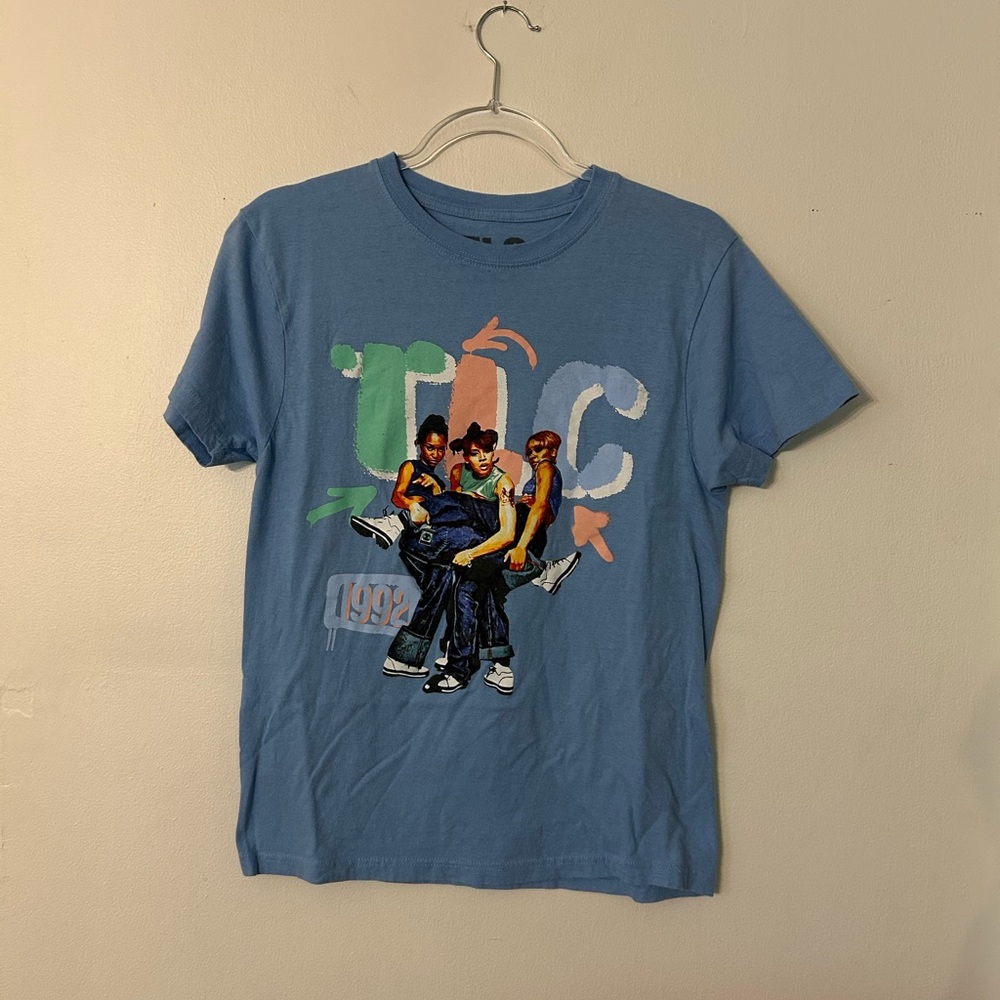 TLC Blue Short Sleeve Tees Casual Collection